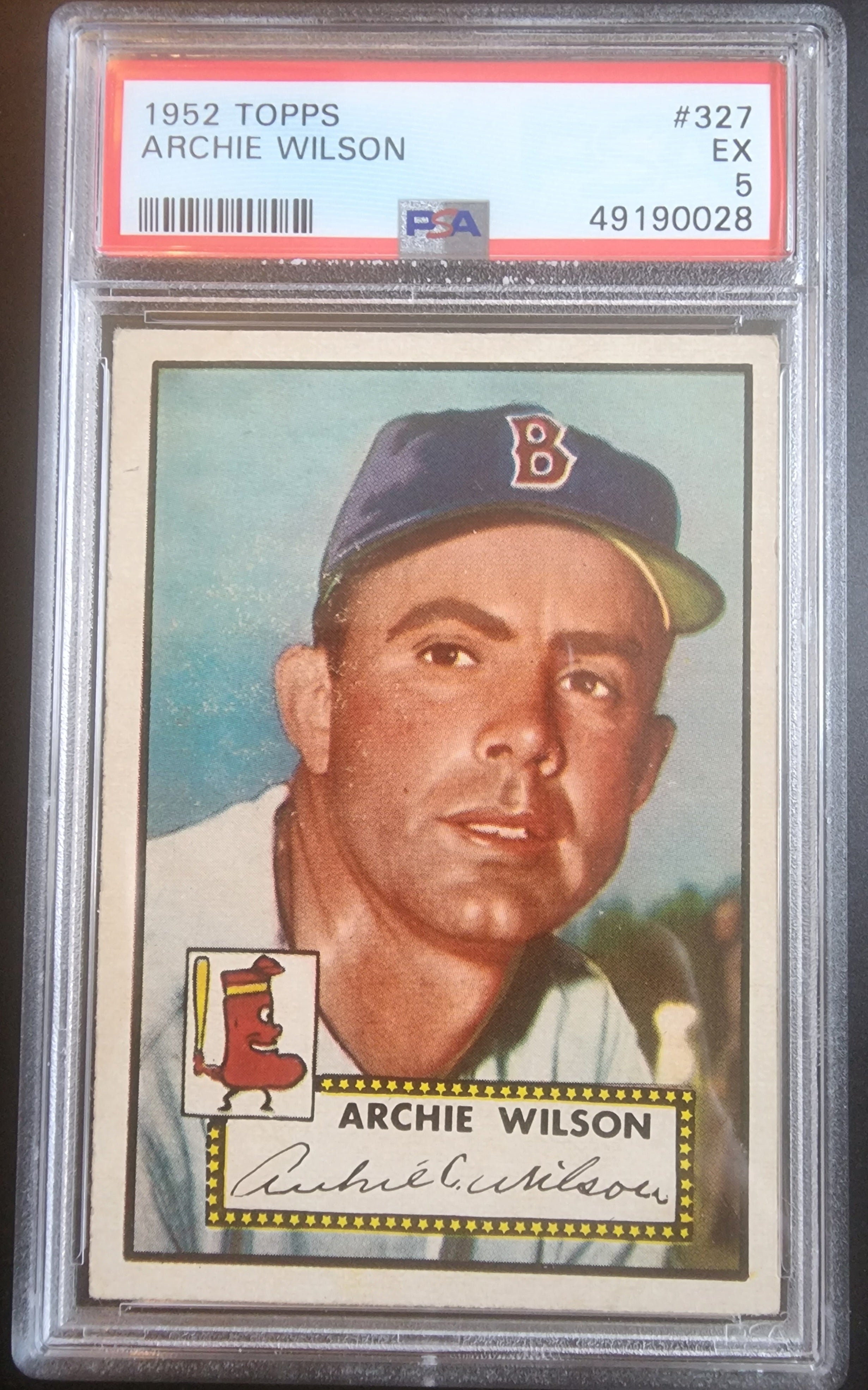 Archie Wilson 1952 Topps #327 PSA 5 – Three Stars Sportscards