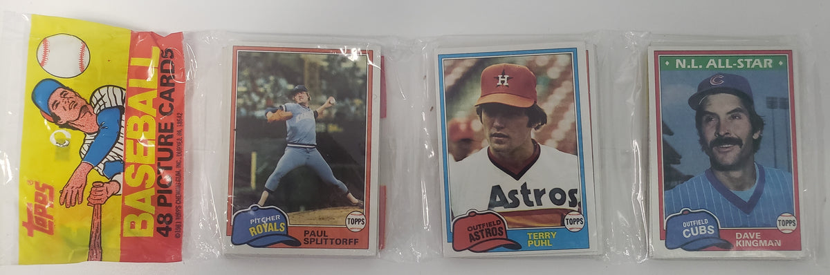 1981 Topps Baseball Rack Pack