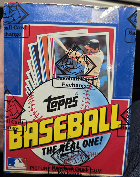 1982 Topps Baseball BBCE Wrapped Wax Box
