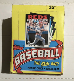 1986 Topps Baseball Wax Box