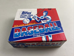 1986 Topps Baseball Cello Box