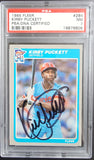 Kirby Puckett 1985 Fleer PSA/DNA Auto PSA 7 Near Mint