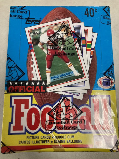 1989 O-Pee-Chee Football Wax Box (tape intact) BBCE Wrapped