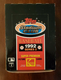 1992 Stadium Club Series 2 Baseball Box