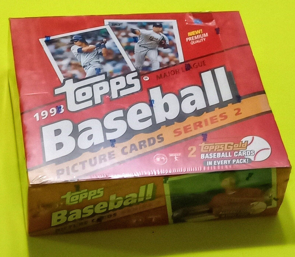 1993 Topps Series 2 Baseball Cello Box – Three Stars Sportscards