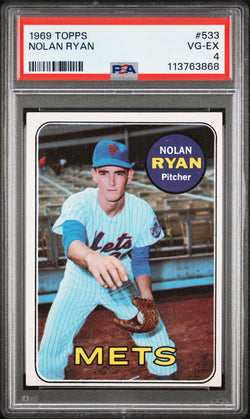 Nolan Ryan 1969 Topps #533 PSA 4 Vg-Ex 3868