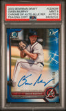 Owen Murphy 2022 Bowman Draft Chrome Blue Refractor Auto PSA 9 Auto 9