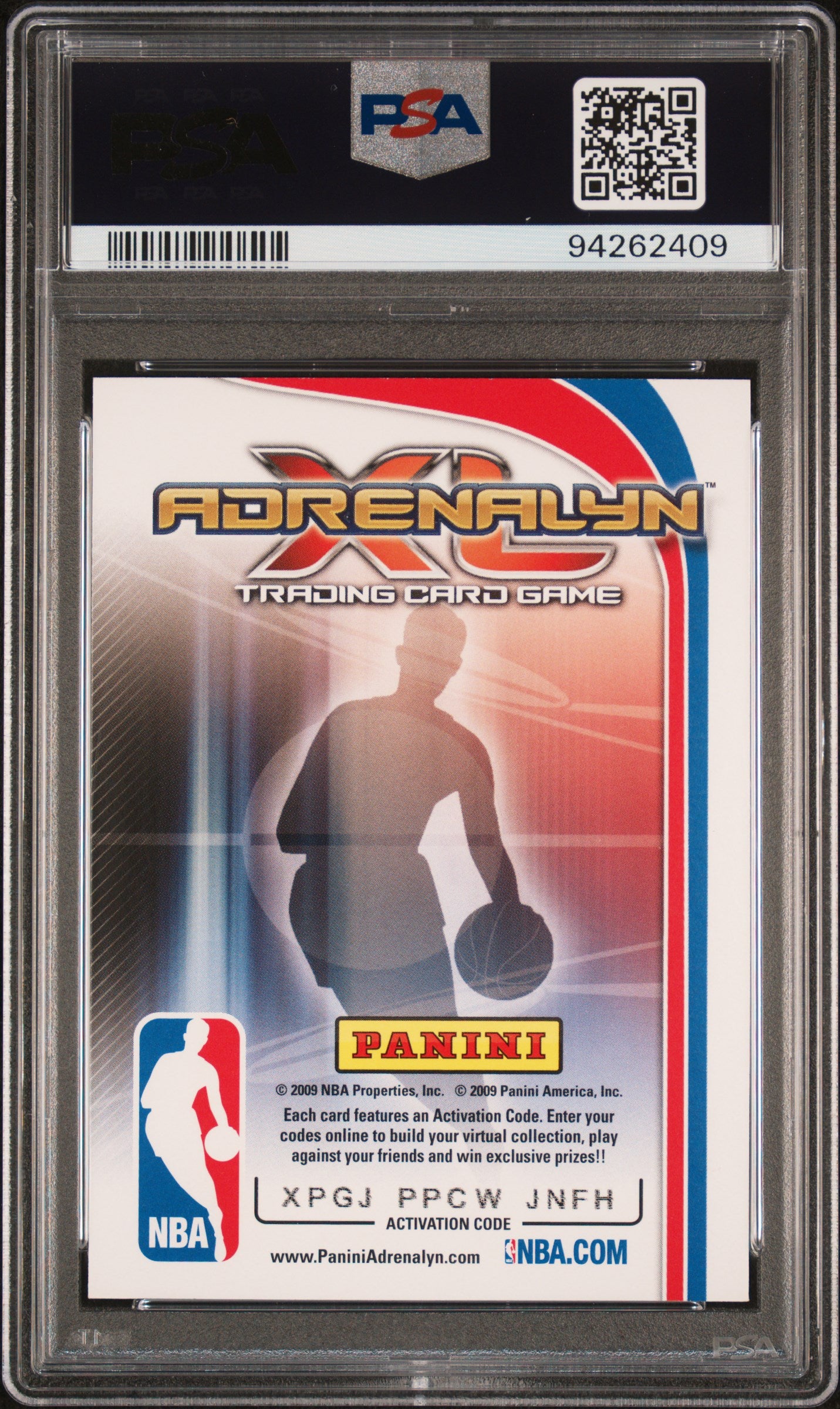 Steph Curry 2009 Panini Adrenlyn XL Rookie PSA 8.5 Nm-Mint+