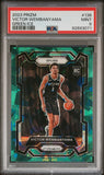 Victor Wembanyama 2023 Panini Prizm #136 Green Ice PSA 9 Mint 3071