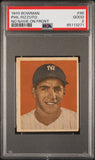 Phil Rizzuto 1949 Bowman #98 No Name on Front PSA 2 Good