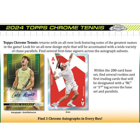 2024 Topps Chrome Tennis Breakers Delight Hobby Box