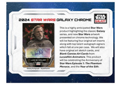 2024 Topps Star Wars Chrome Galaxy Hobby Box