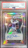 Marshall Faulk 2021 Prizm Flashback Autograph PSA 9 Mint