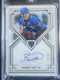 Bobby Witt Jr. 2022 Topps Museum Collection Auto RC #24/50