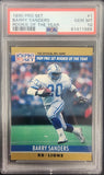 Barry Sanders 1990 Pro Set #1 ROY PSA 10 Gem Mint 1565