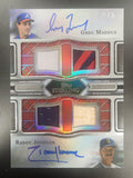 Greg Maddux Randy Johnson 2022 Topps Sterling Quad Relic Auto #2/5