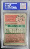 Robin Yount 1975 Topps #223 PSA 7 Near Mint