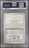 Ronald Acuna Jr. 2019 Bowman Platinum Gallery PSA 9 Auto 9