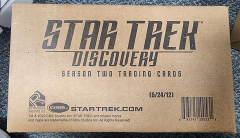 2020 Rittenhouse Archives Star Trek Discovery Series 2 Sealed 12-Box Hobby Case