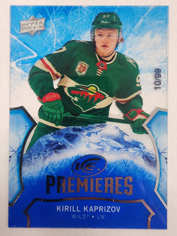 Kirill Kaprizov 2020 Upper Deck Ice Premieres RC #10/99