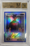 Max Kepler 2010 Bowman Chrome Blue Refractor Auto #19/150 BGS 9.5 Auto 10