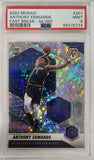 Anthony Edwards 2020 Panini Mosaic #201 Fast Break Silver PSA 9 Mint