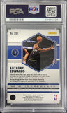 Anthony Edwards 2020 Panini Mosaic #201 Fast Break Silver PSA 9 Mint