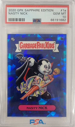 Nasty Nick 2020 Topps Garbage Pail Kids Sapphire #1a PSA 10 Gem Mint 1682