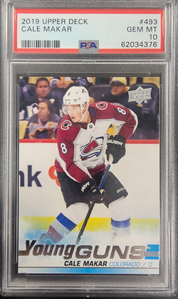 Cale Makar 2019 Upper Deck #493 PSA 10 Gem Mint 4376