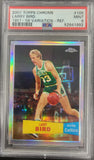 Larry Bird 2007 Topps Chrome 1957-58 Refractor #239/999 PSA 9 Mint