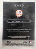 Anthony Volpe 2023 Bowmans Best Astral Projections Auto #91/99