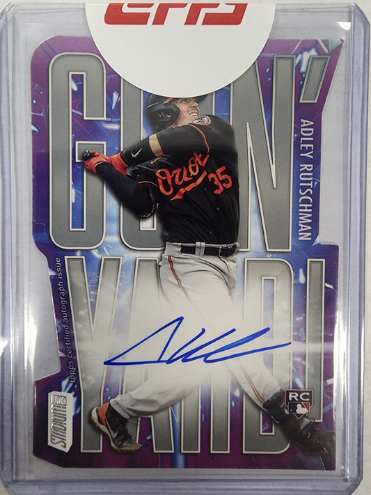 Adley Rutschman 2023 Topps Stadium Club Goin'Yard Auto #8/25