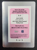 Jason Varitek 2023 Topps Tribute Magenta Pritning Plate 1/1