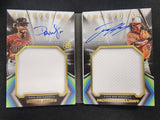 Druw Jones + Jackson Holliday 2023 Bowman Inception Jumbo Relic Auto Book #36/50