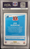 Joe Burrow 2020 Panini Optic #151 Blue Scope PSA 10 Gem Mint