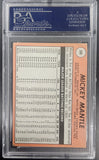 Mickey Mantle 1969 Topps #500 PSA 3 Very Good