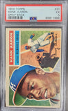 Hank Aaron 1956 Topps #31 Grey Back PSA 5 EX