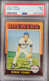 Robin Yount 1975 Topps #223 PSA 7 Near Mint 9056