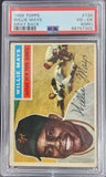 Willie Mays 1956 Topps #130 Grey Back PSA 4MK