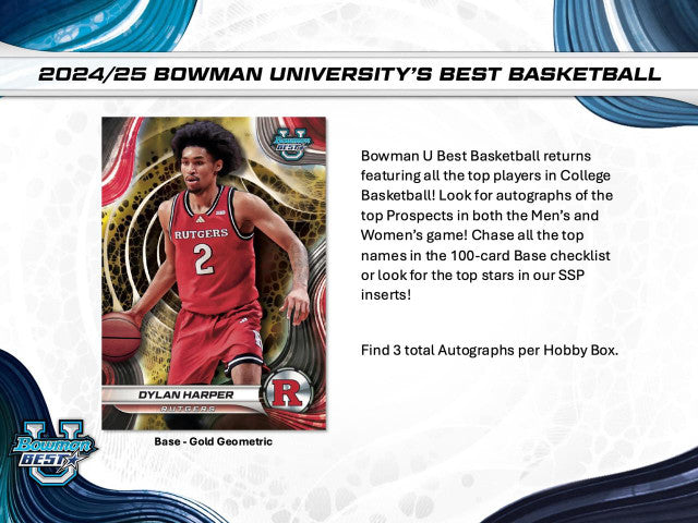 2024-25 Bowman University Best Basketball Breakers Delight Box