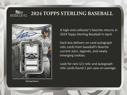 2024 Topps Sterling Baseball Hobby Box - 4 Box Case