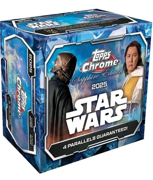 2025 Topps Chrome Star Wars Sapphire Edition Box