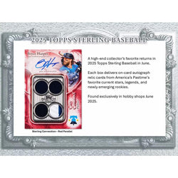 2025 Topps Sterling Baseball Hobby Box - 4 Box Case