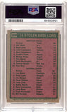 Lou Brock/Bill North 1975 Topps Stolen Base Leaders #309 PSA 9 Mint