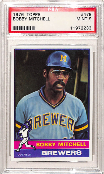 Bobby Mitchell 1976 Topps #479 PSA 9 Mint
