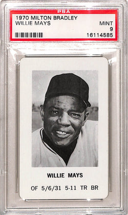 Willie Mays 1970 Milton Bradley PSA 9 Mint