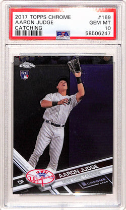 Aaron Judge 2017 Topps Chrome Rookie #169 PSA 10 Gem Mint