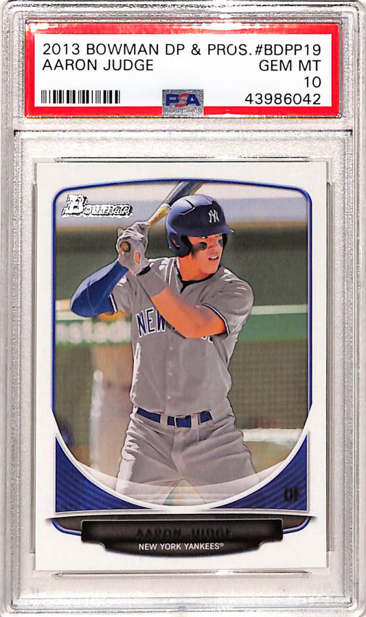 Aaron Judge 2013 Bowman Draft #BDPP19 PSA 10 Gem Mint 6042