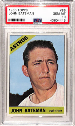 John Bateman 1966 Topps #86 PSA 10 Gem Mint