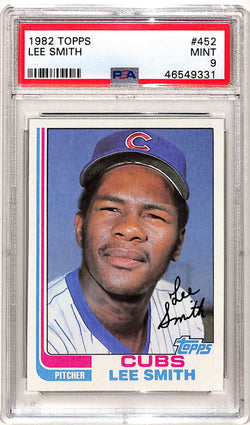 Lee Smith 1982 Topps Rookie #452 PSA 9 Mint